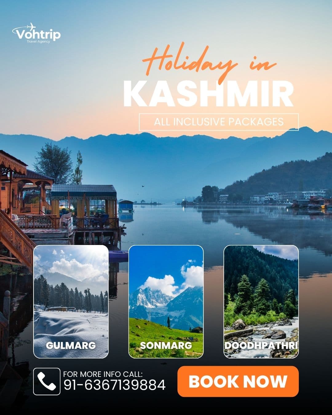 Kashmir Valley: Srinagar · Gulmarg · Doodhpathri — photo 2