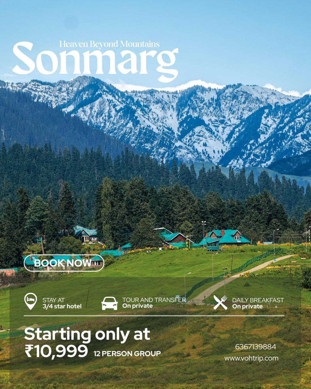 Kashmir Valley: Srinagar · Gulmarg · Doodhpathri — photo 3